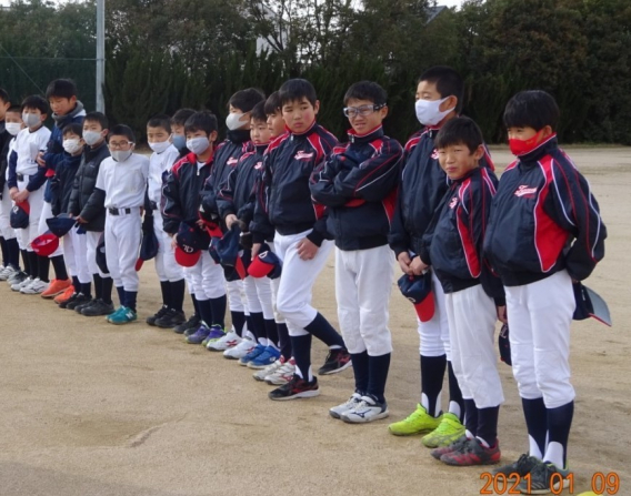 2021年　初練習しました（1/9）